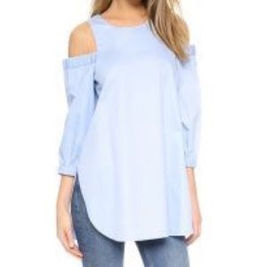 Tibi Cold Shoulder Top